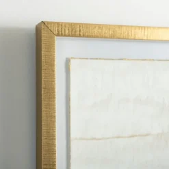 Framed Art-Kirkland's Home The Golden Abstract Ii Framed Art Print White/Tan/Gold
