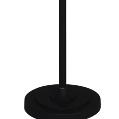 Floor Lamps-Kirkland's Home Thelma Matte Black Stem Floor Lamp Tan