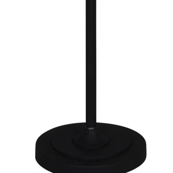 Floor Lamps-Kirkland's Home Thelma Matte Black Stem Floor Lamp Tan