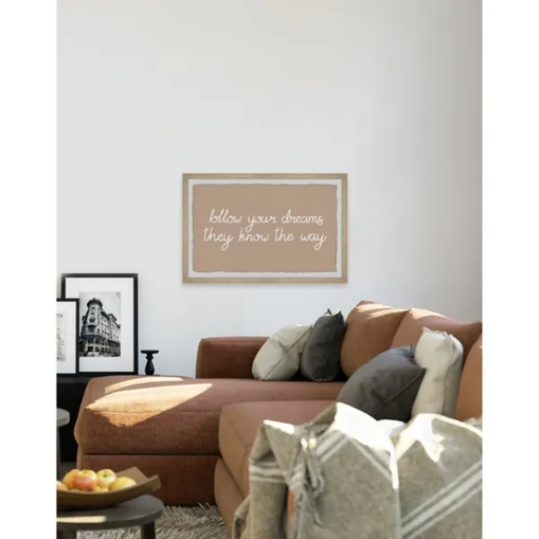 Wall Quotes & Signs-Kirkland's Home They Know The Way Framed Wall Plaque Tan/White
