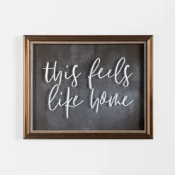 Wall Quotes & Signs-Kirkland's Home This Feels Like Home Wall Plaque Black
