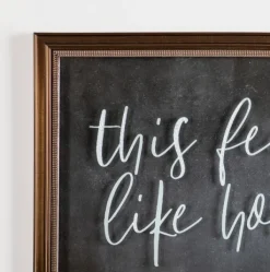 Wall Quotes & Signs-Kirkland's Home This Feels Like Home Wall Plaque Black