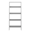 Office Furniture-Kirkland's Home 4-Tier Ladder Bookshelf White
