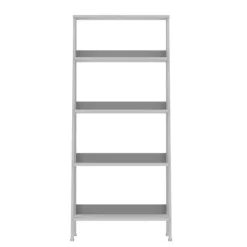Office Furniture-Kirkland's Home 4-Tier Ladder Bookshelf White