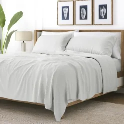 Bed Sheets-Kirkland's Home Tiny Hearts 3-Pc. Twin Sheet Set Gray