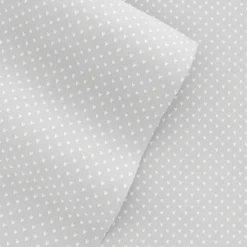 Bed Sheets-Kirkland's Home Tiny Hearts 3-Pc. Twin Sheet Set Gray