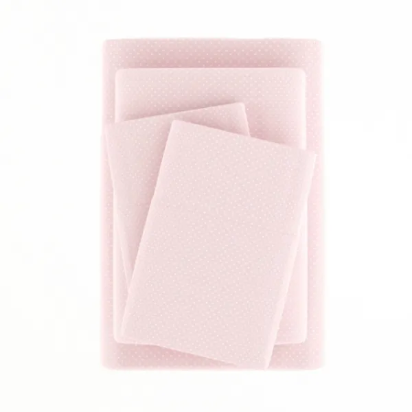 Bed Sheets-Kirkland's Home Tiny Hearts 3-Pc. Twin Sheet Set Pink