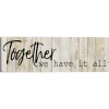 Wall Quotes & Signs-Kirkland's Home Together Canvas Art Print Tan/Black