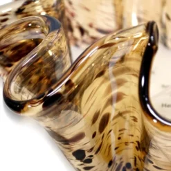 Decorative Bowls & Jars-Kirkland's Home Tortoise Shell Murano Glass Bowl Brown