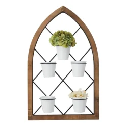 Wall Storage-Kirkland's Home Traditional Arch Metal Wall Planter