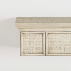 Shelves-Kirkland's Home Traditional Whitewashed Wood Wall Shelf