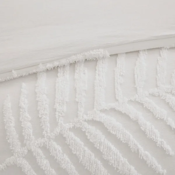 Comforters-Kirkland's Home Tropical Full/Queen 3-Pc. Comforter Set White