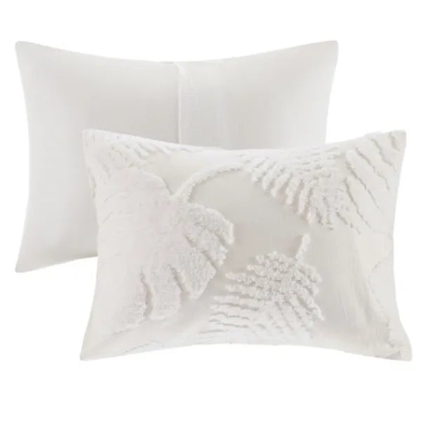 Comforters-Kirkland's Home Tropical Full/Queen 3-Pc. Comforter Set White