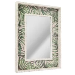 Decorative Mirrors-Kirkland's Home Tropical Leaf Print Mirror