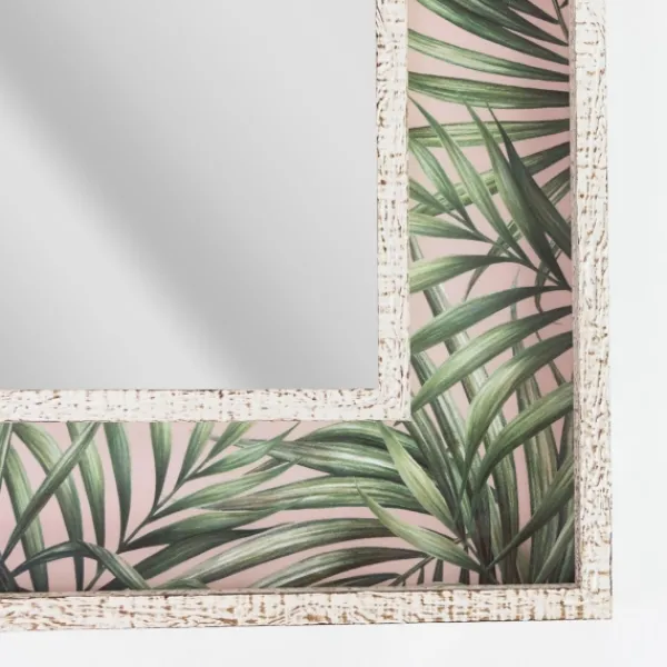 Decorative Mirrors-Kirkland's Home Tropical Leaf Print Mirror