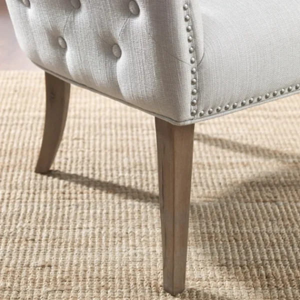 Accent Chairs-Kirkland's Home Tufted Back Accent Chair Gray