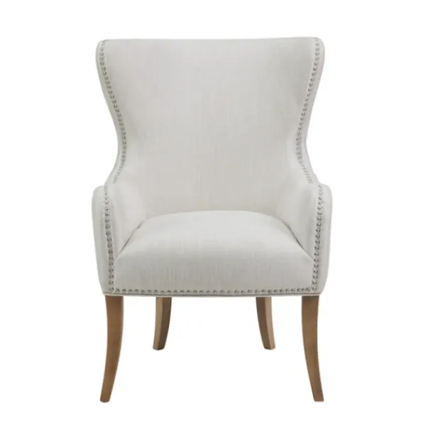 Accent Chairs-Kirkland's Home Tufted Back Accent Chair Gray
