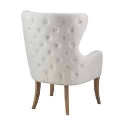 Accent Chairs-Kirkland's Home Tufted Back Accent Chair Gray