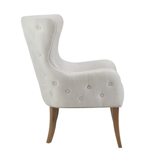 Accent Chairs-Kirkland's Home Tufted Back Accent Chair Gray