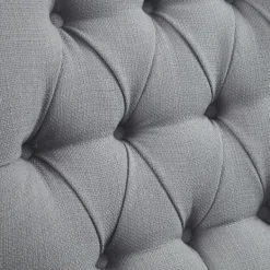 Accent Chairs-Kirkland's Home Tufted Back Nailhead Trim Recliner Armchair Gray