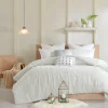Duvets-Kirkland's Home Tufted Cotton 7-Pc. Full/Queen Duvet Set Ivory