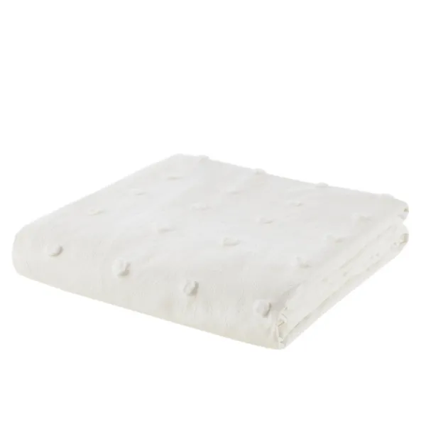 Duvets-Kirkland's Home Tufted Cotton 7-Pc. Full/Queen Duvet Set Ivory