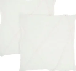 Pillows-Kirkland's Home Tufted Diamond 2-Pc. Pillows, 24 In. White