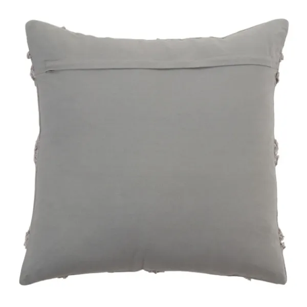 Pillows-Kirkland's Home Tufted Diamond Pillow Cover Gray