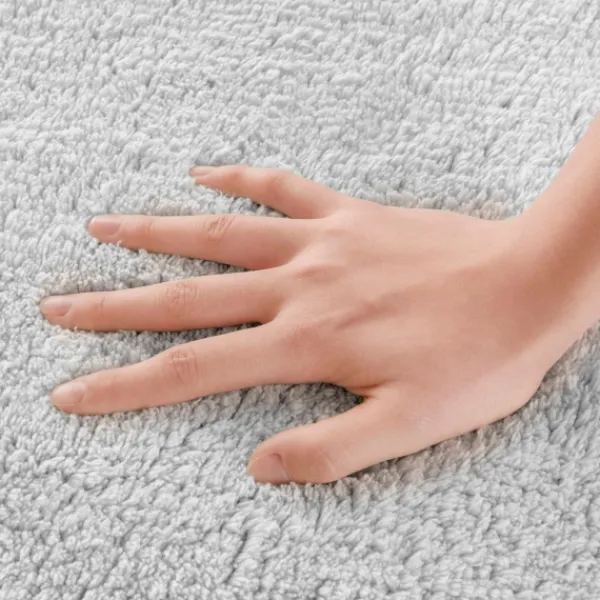 Bathroom Rugs-Kirkland's Home Tufted Reversible Bath Runner Gray