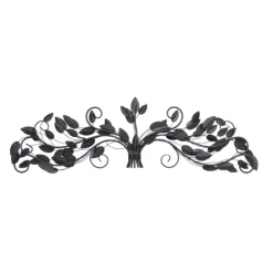 Wall Plaques-Kirkland's Home Turquoise Bronze Distressed Iron Vine Wall Plaque Brown