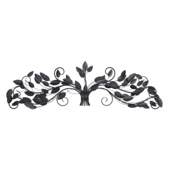Wall Plaques-Kirkland's Home Turquoise Bronze Distressed Iron Vine Wall Plaque Brown