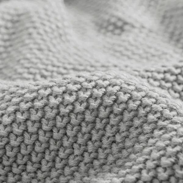Blankets & Throws-Kirkland's Home Twin Rylan Knit Blanket Gray