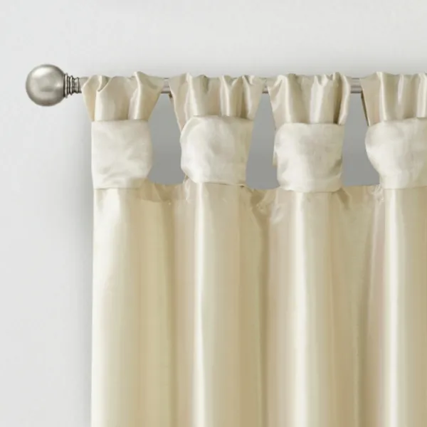 Curtains & Drapes-Kirkland's Home Twist Top Curtain Panel, 84 In. Tan