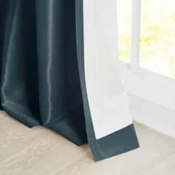 Curtains & Drapes-Kirkland's Home Twist Top Curtain Panel, 108 In. Blue