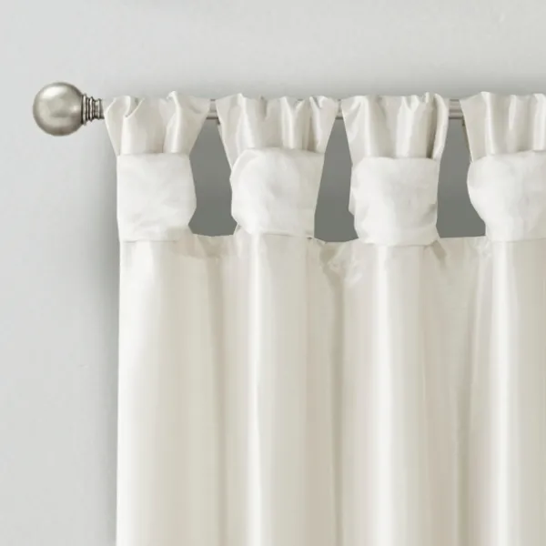 Curtains & Drapes-Kirkland's Home Twist Top Curtain Panel, 108 In. White