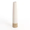 Vases-Kirkland's Home Two Tone Stoneware Vase, 23 In. Ivory}Tan