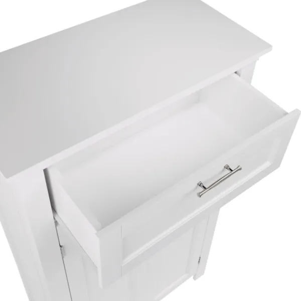 Cabinets & Sideboards-Kirkland's Home Two-Door Top Shelf Cabinet White