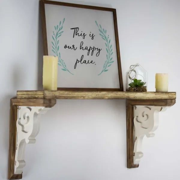 Shelves-Kirkland's Home Two-Tone Corbel Shelf Brackets, Set Of 2