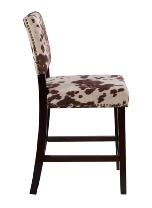 Bar Stools & Counter Height Stools-Kirkland's Home Udder Madness Counter Stool Brown