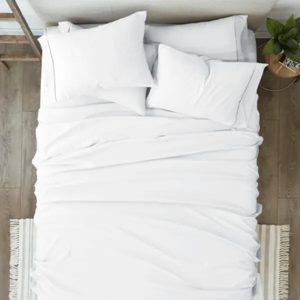 Bed Sheets-Kirkland's Home Ultra Soft 6-Pc. King Sheet Set White