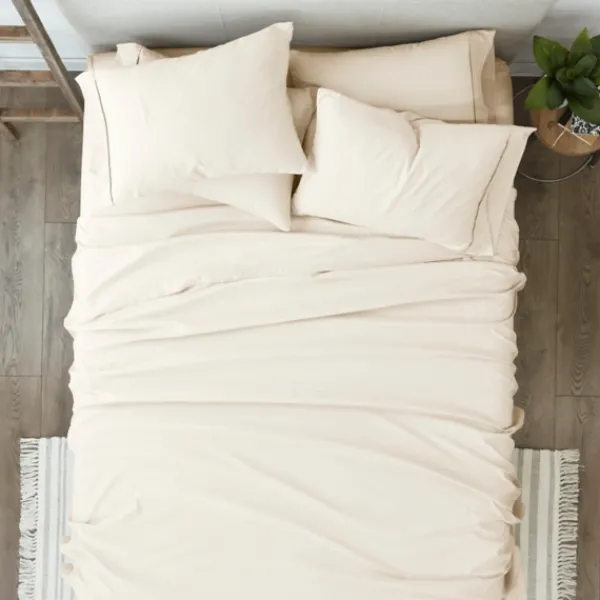 Bed Sheets-Kirkland's Home Ultra Soft 6-Pc. King Sheet Set Ivory