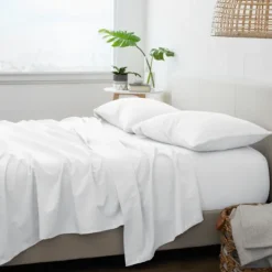 Bed Sheets-Kirkland's Home Ultra Soft 4-Pc. Queen Sheet Set White
