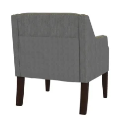 Accent Chairs-Kirkland's Home Upholstered Button Tufted Accent Chair Gray