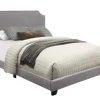Beds & Headboards-Kirkland's Home Upholstered Channing King Bed Gray