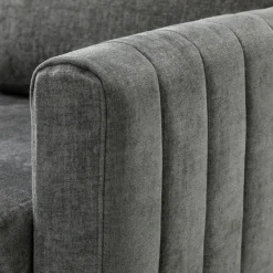 Accent Chairs-Kirkland's Home Upholstered Club Accent Chair Gray