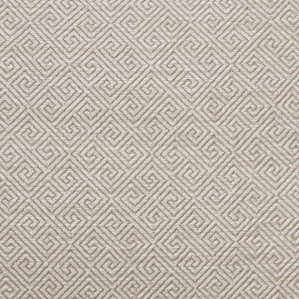 Accent Chairs-Kirkland's Home Upholstered Flared Arm Swivel Accent Chair Ivory