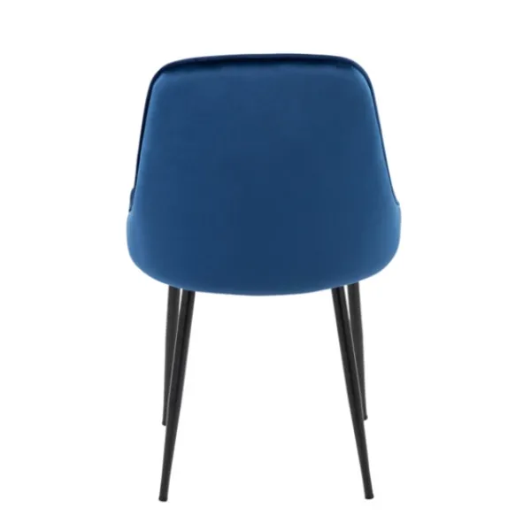 Dining Chairs-Kirkland's Home Upholstered Metal Dining Chairs, Set Of 2 Blue