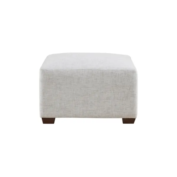 Sofas & Loveseats-Kirkland's Home Upholstered Modular Ottoman Ivory