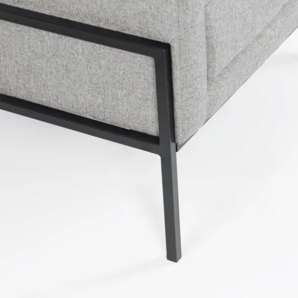 Accent Chairs-Kirkland's Home Upholstered Square Accent Chair Gray