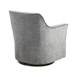 Accent Chairs-Kirkland's Home Upholstered Swivel Glider Accent Chair Gray